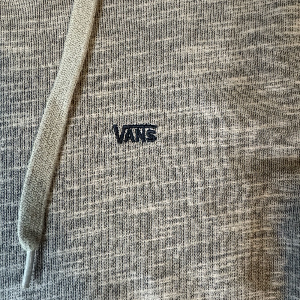 Vans Heather Gray Men's Hooded Sweater - Picture 3 of 11